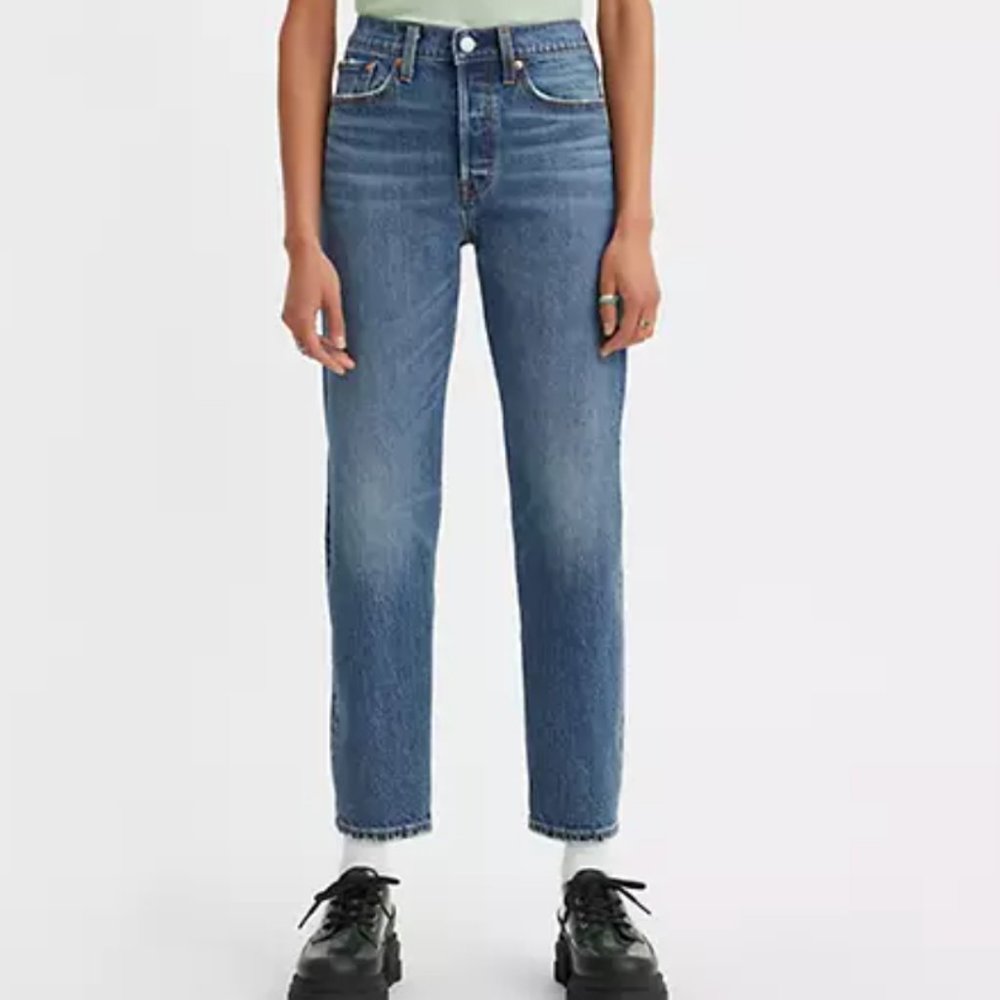LEVI'S PREMIUM WEDGIE STRAIGHT FIT WOMEN'S JEANS 25Wx26L